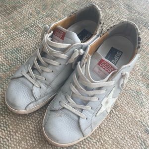 Golden Goose 39 light blue pony hair